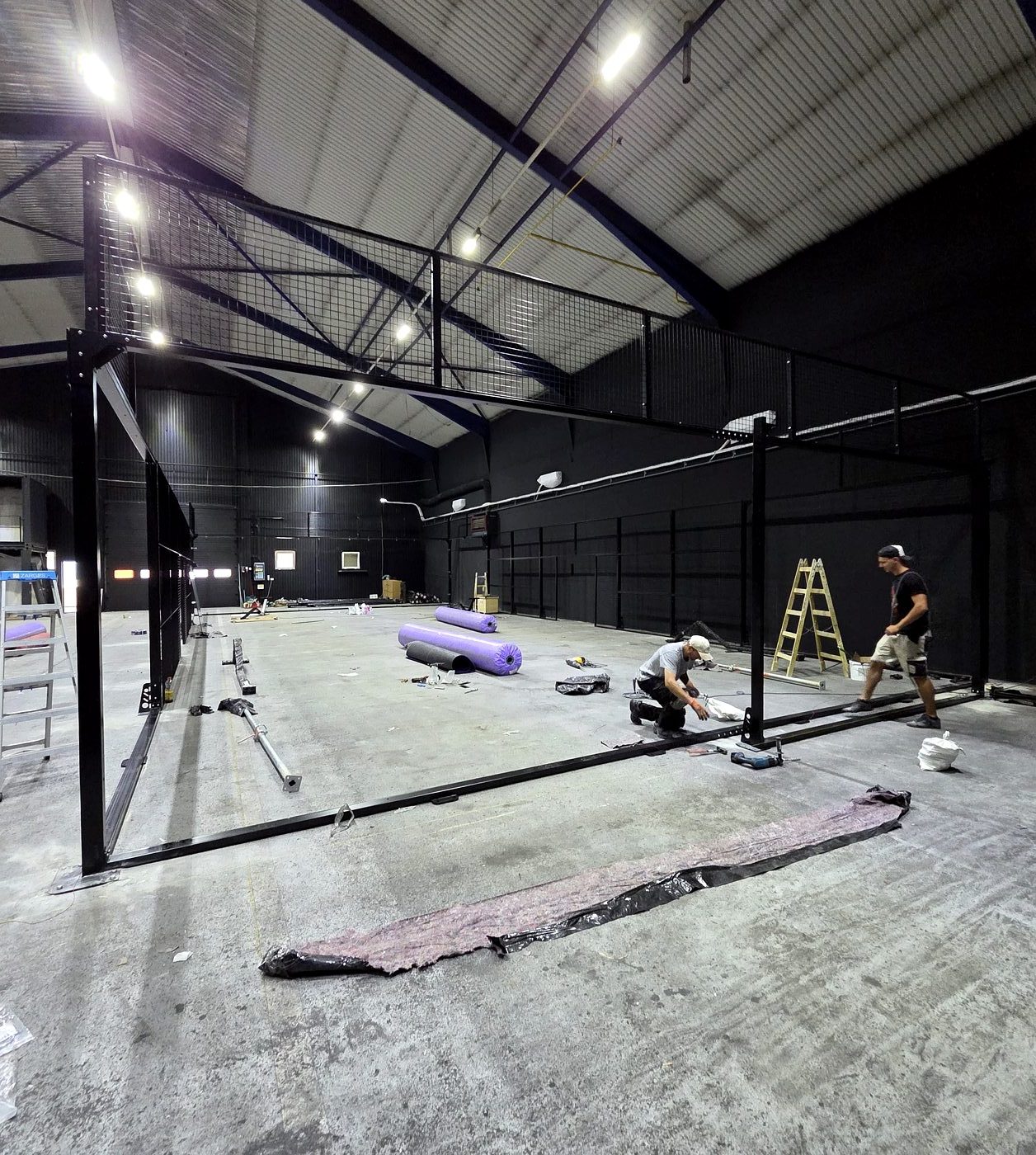 Padel pálya építés 5